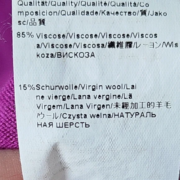 Hugo Boss Purple Ribbed Fitted Tank Top - Picture 3 of 6